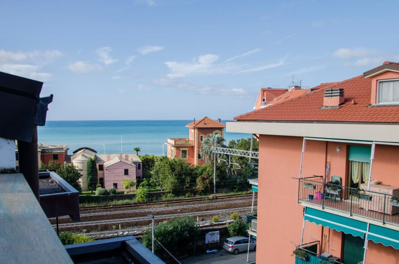 009 - Attico Sant'Anna Vista Mare 150M Dalla Spiaggia Con Terrazza Privata Appartement Sestri Levante Buitenkant foto